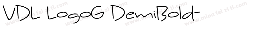 VDL LogoG DemiBold字体转换
